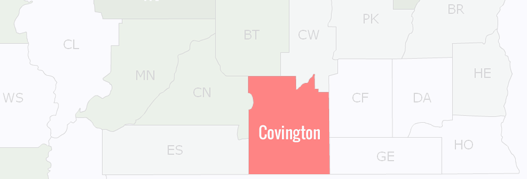 Covington County Map