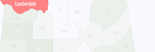 Lauderdale County Map