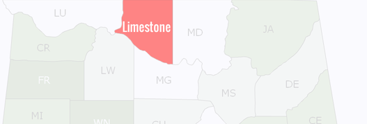 Limestone County Map